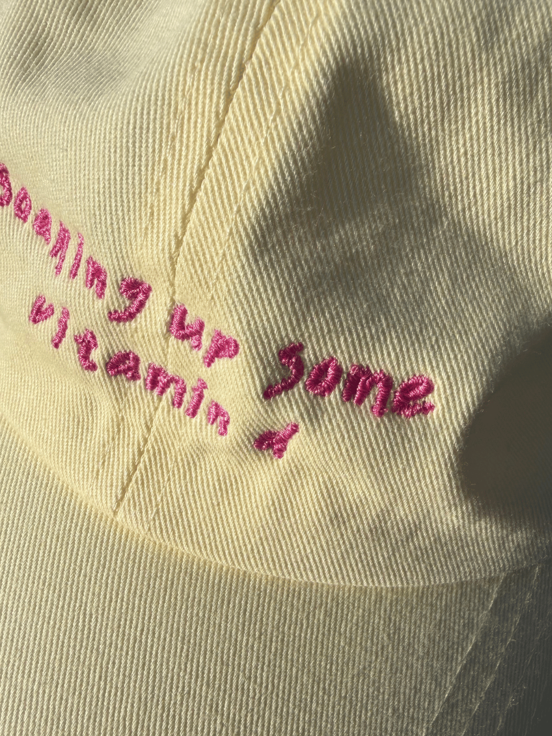 Unisex Cap "soaking up some vitamin d"