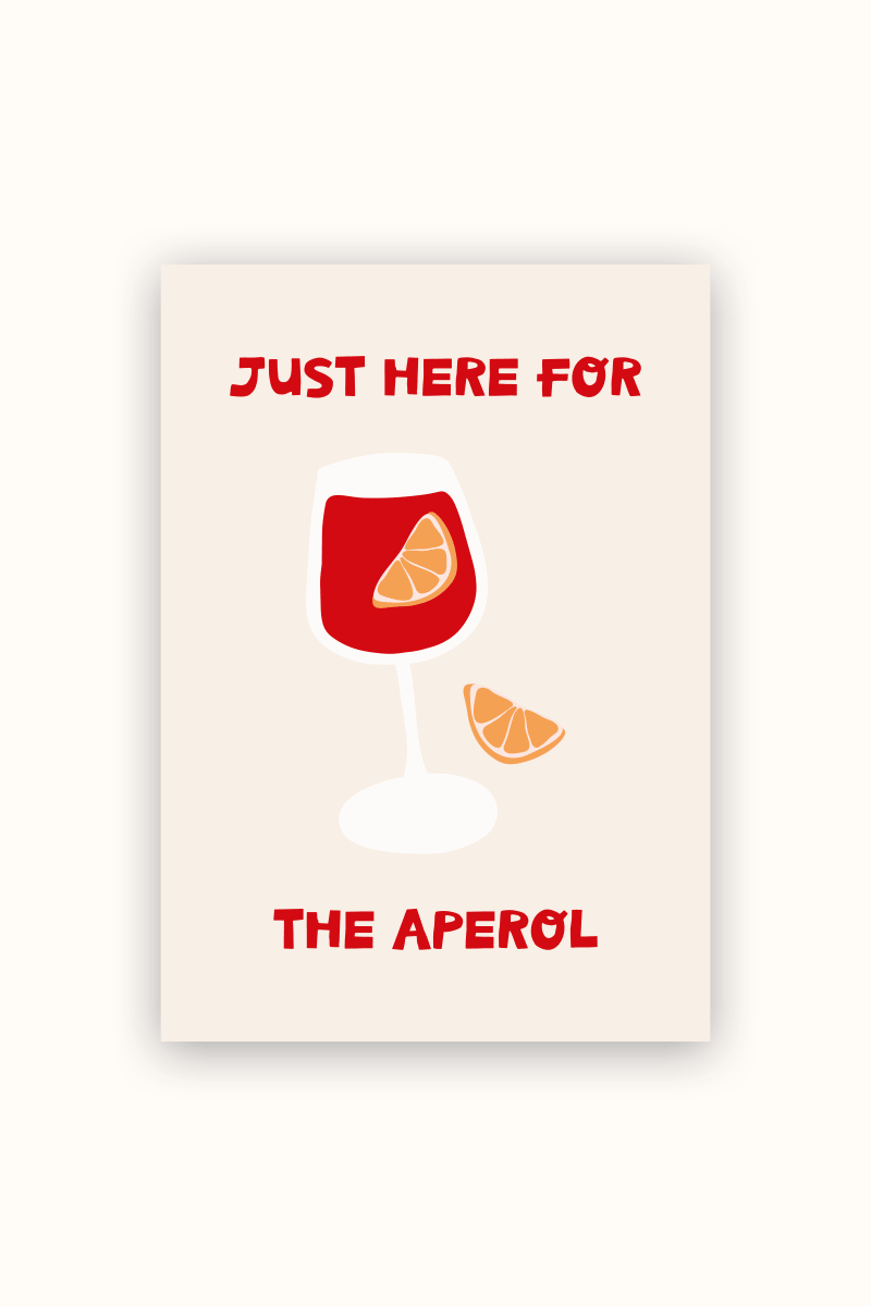 Just here for the Aperol Poster