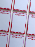 NOTIZBLOCK "BRAIN DUMP"