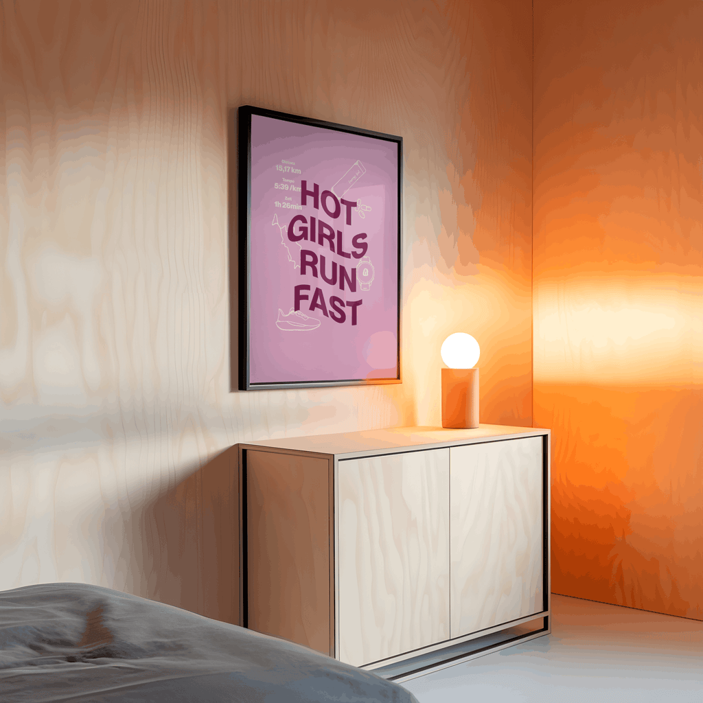 Hot Girls Run Fast Poster