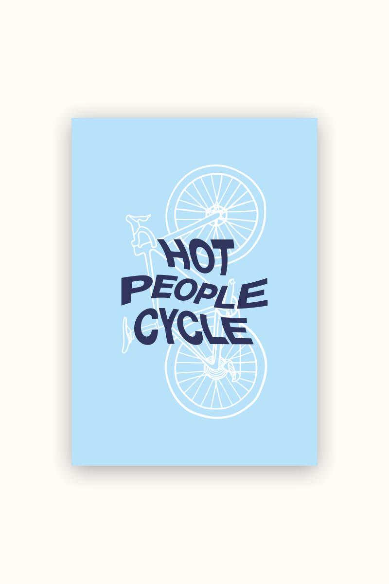 Hot People Cycle Poster