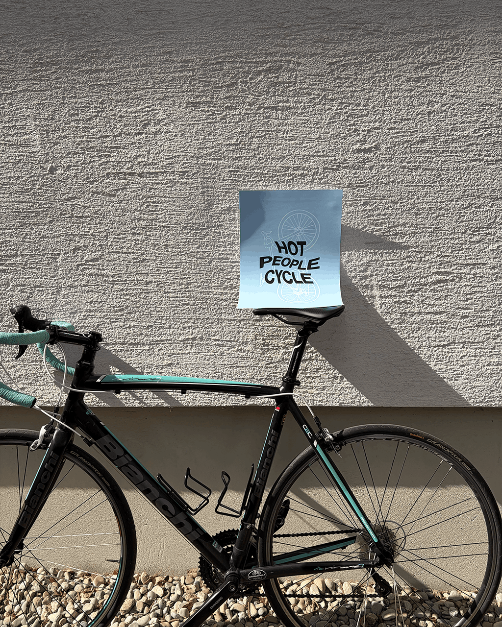 Hot People Cycle Poster