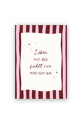 Poster "Leben mit dir" Rosa