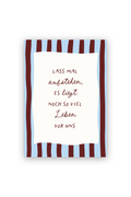 Poster "So viel Leben vor uns" Blau