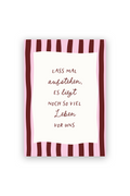 Poster "So viel Leben vor uns" Rosa