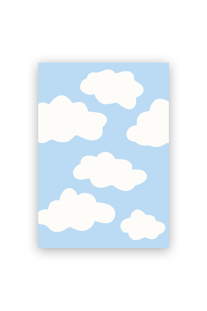 Poster "Wolken"