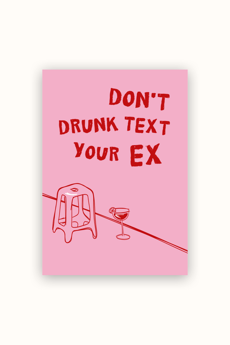 don't drunk text Poster