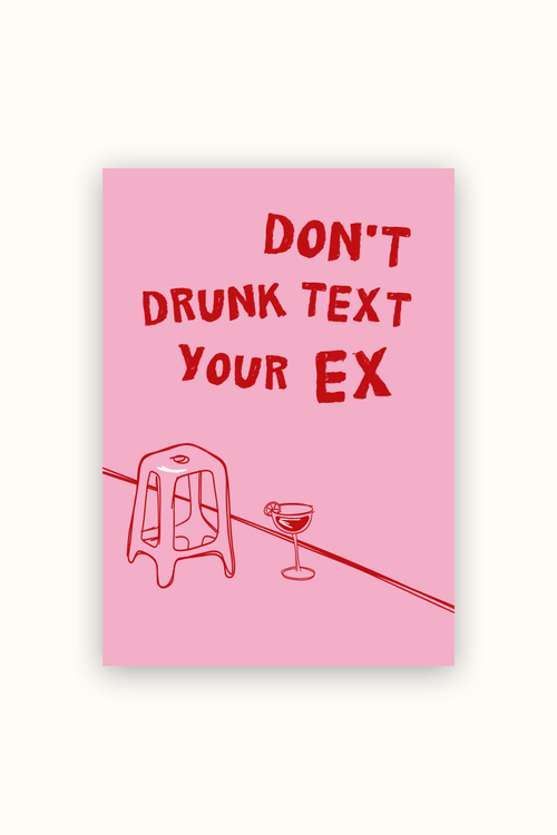 don't drunk text Poster
