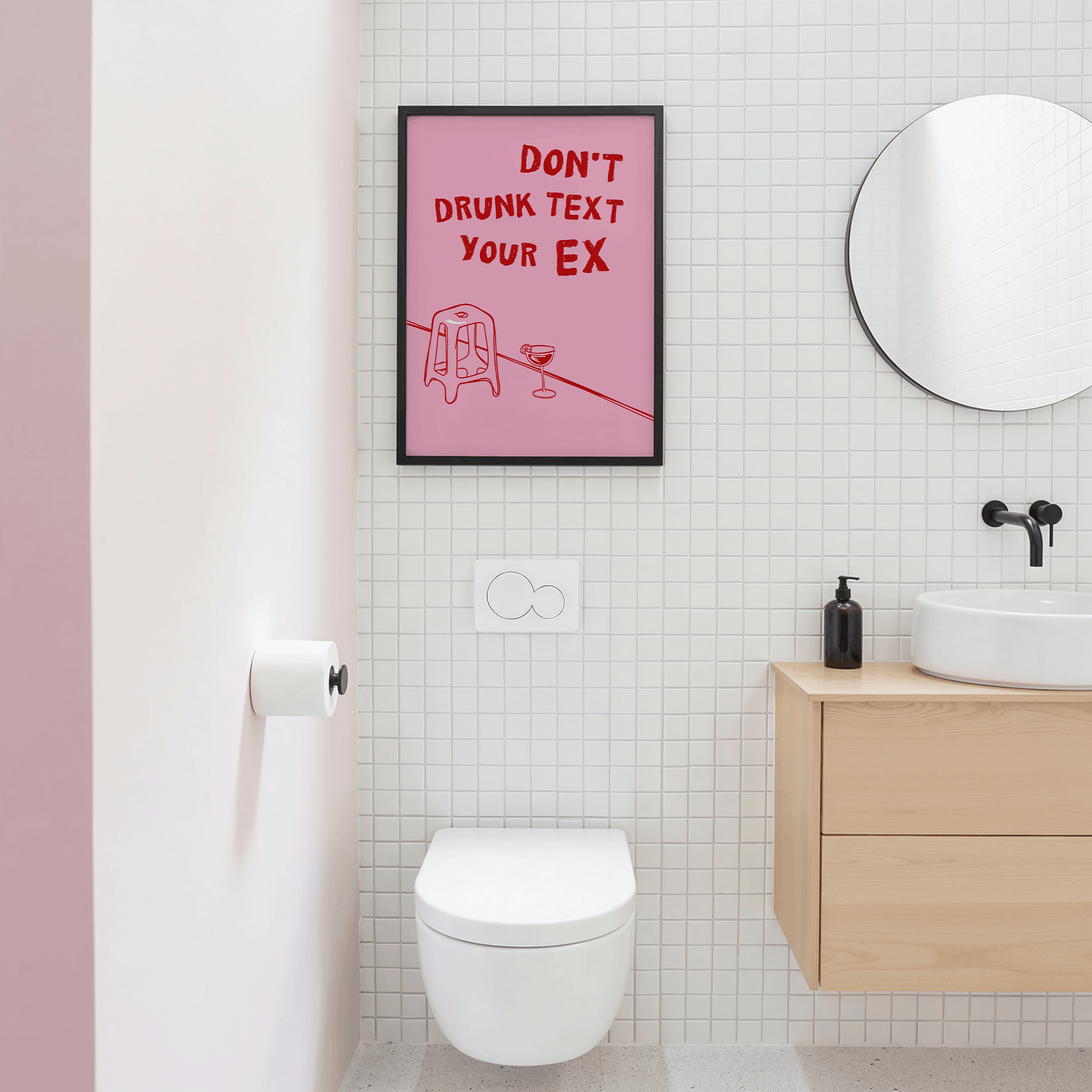 don't drunk text Poster
