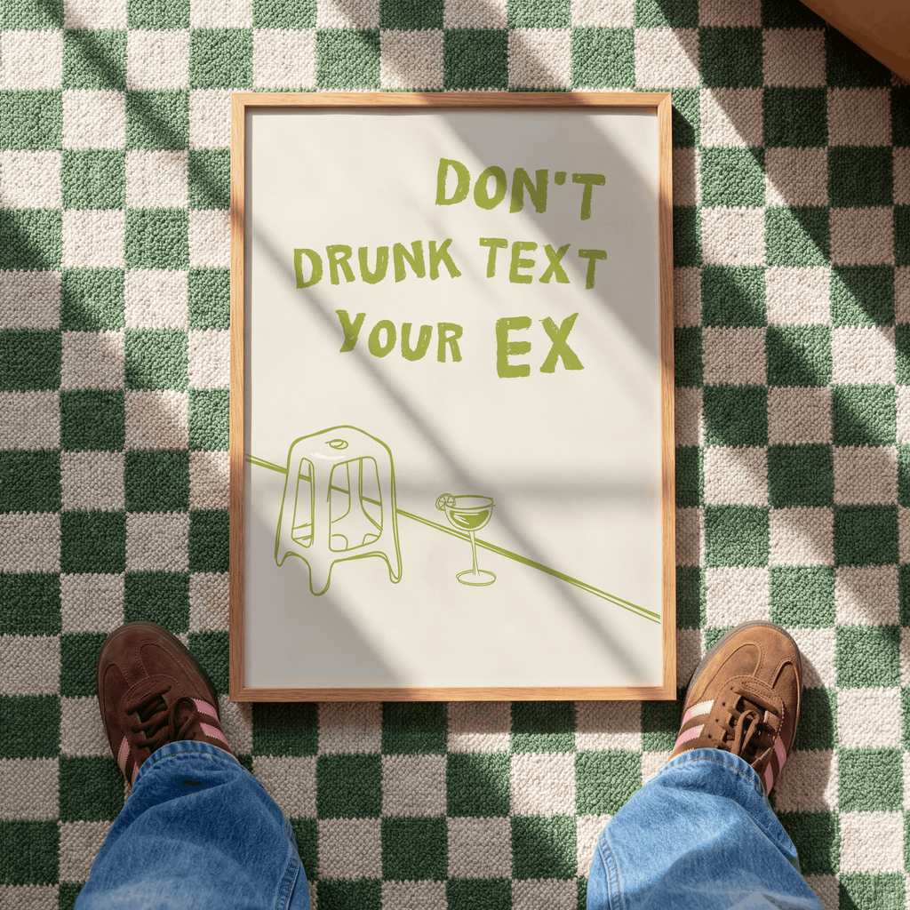 don't drunk text Poster