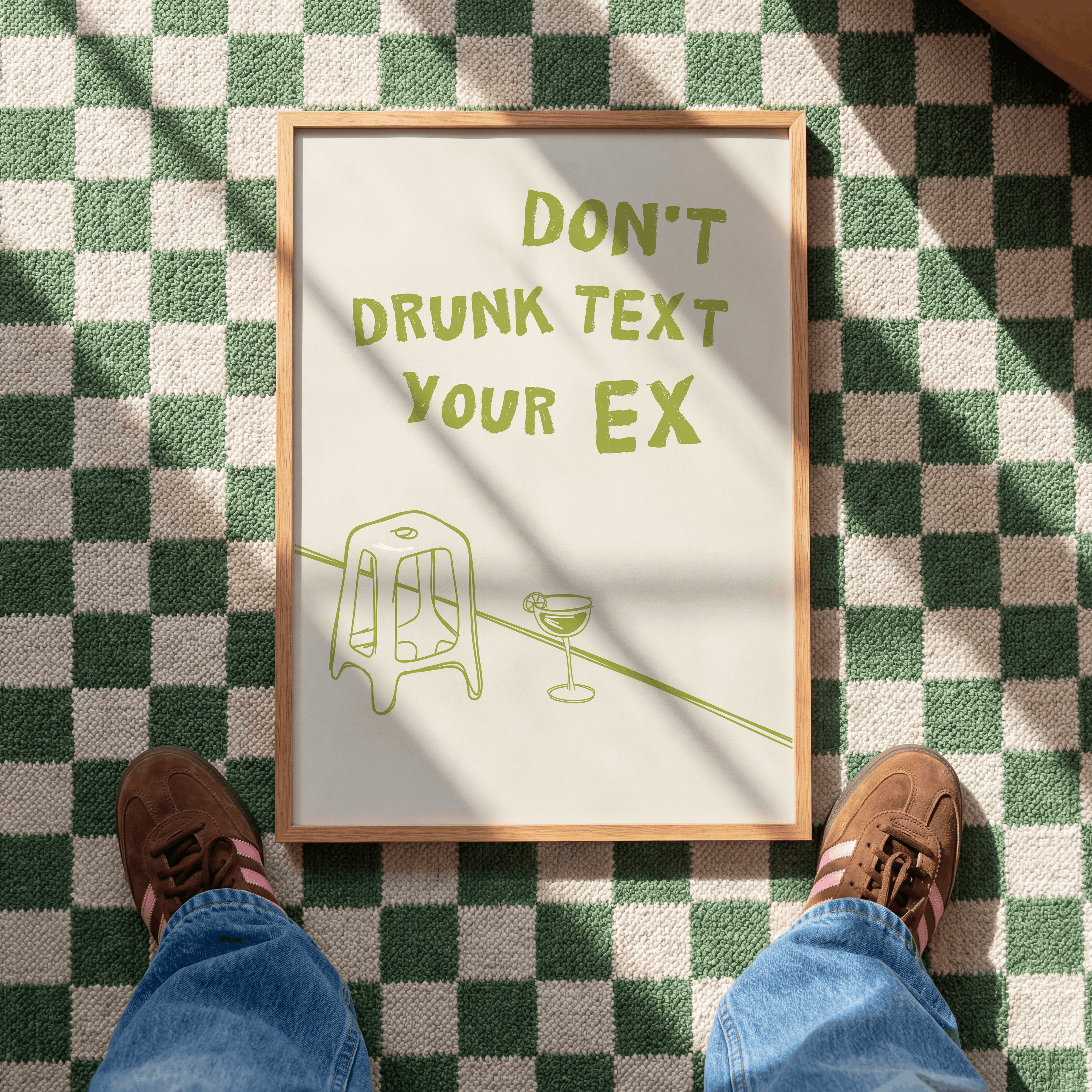 don't drunk text Poster