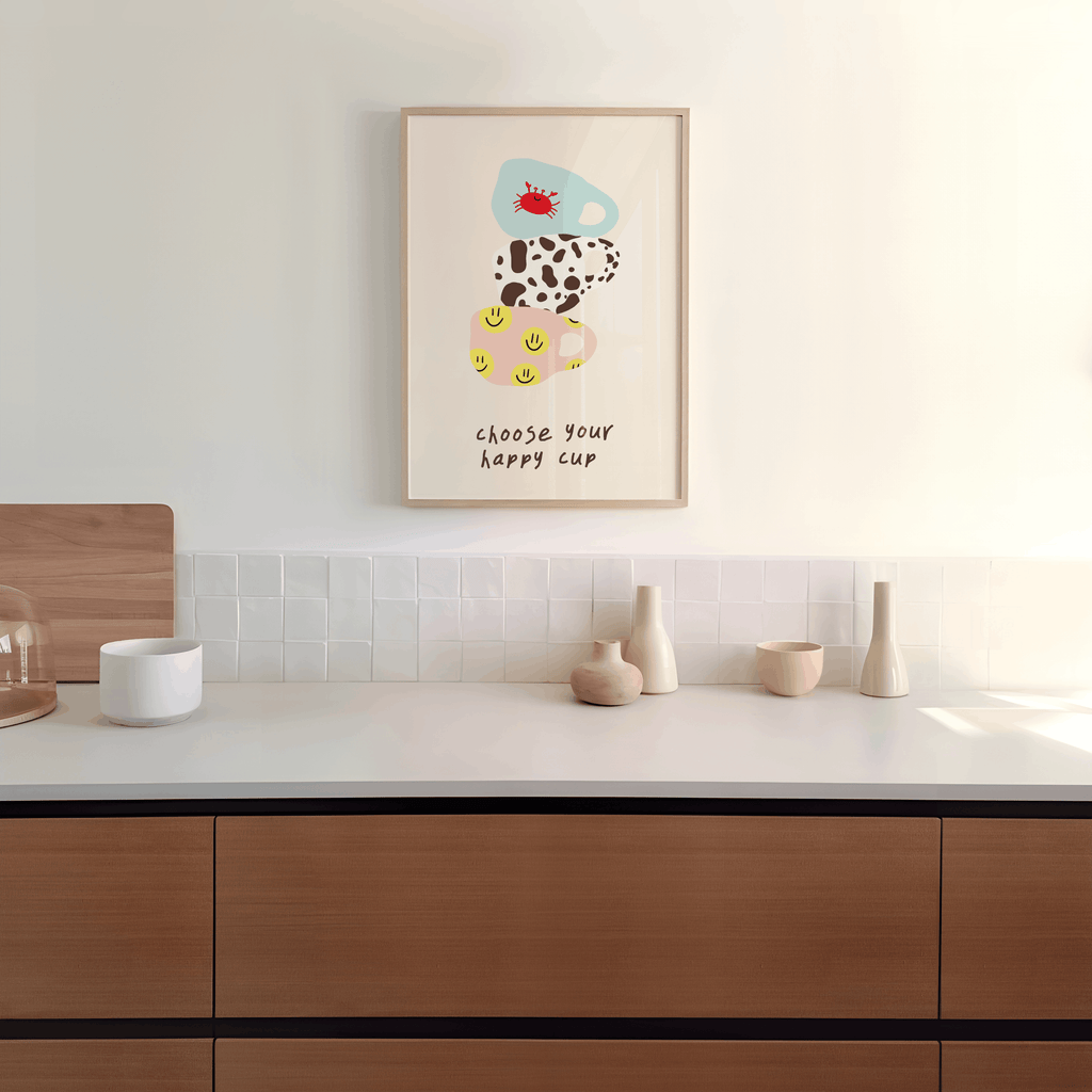 happy cup Poster