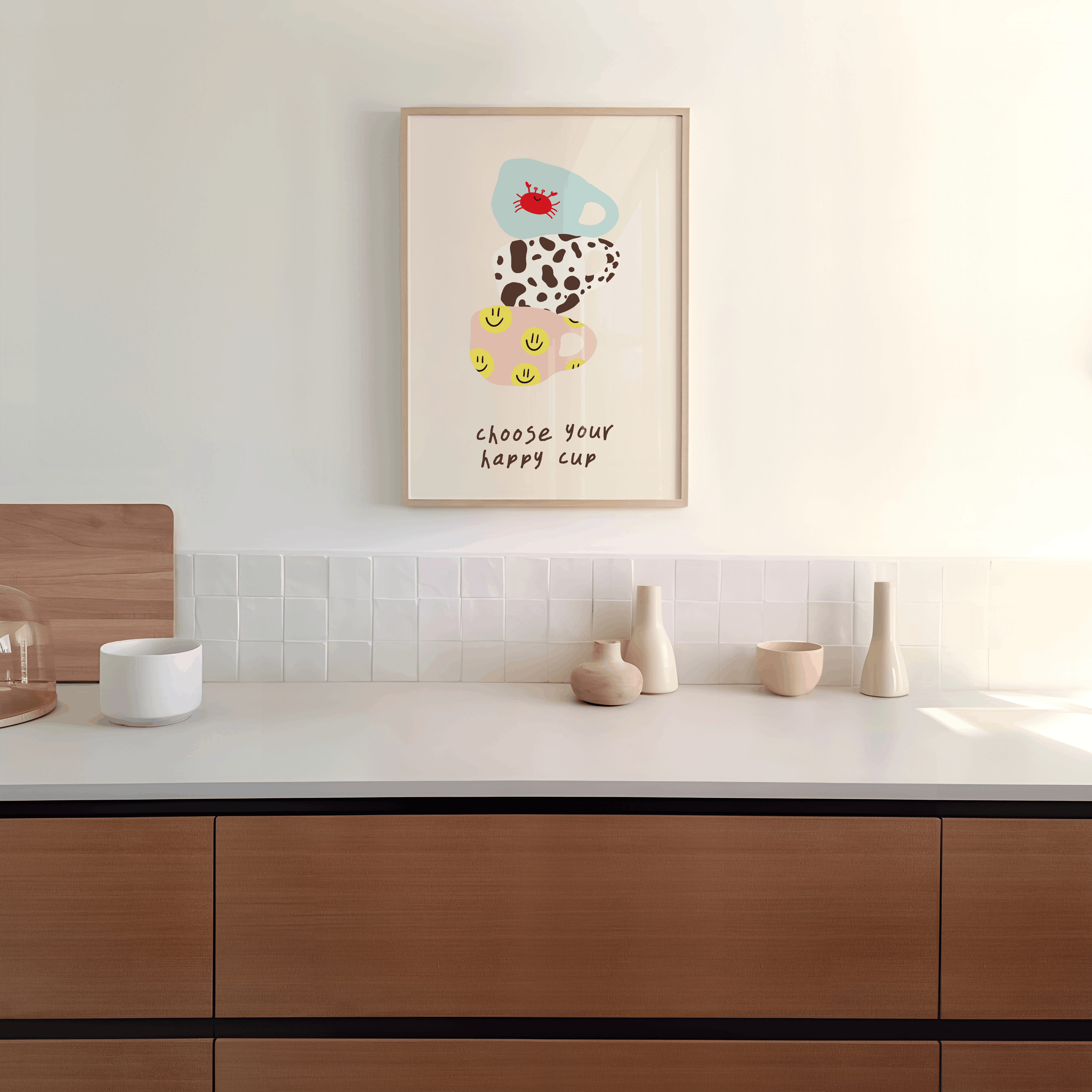 happy cup Poster