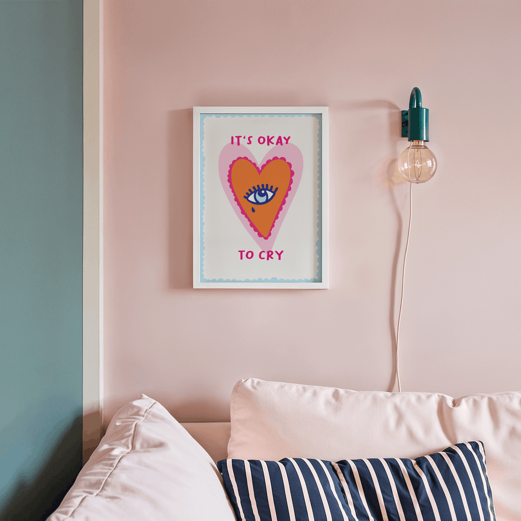 It's okay to cry Poster