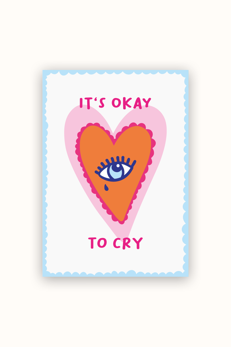 It's okay to cry Poster