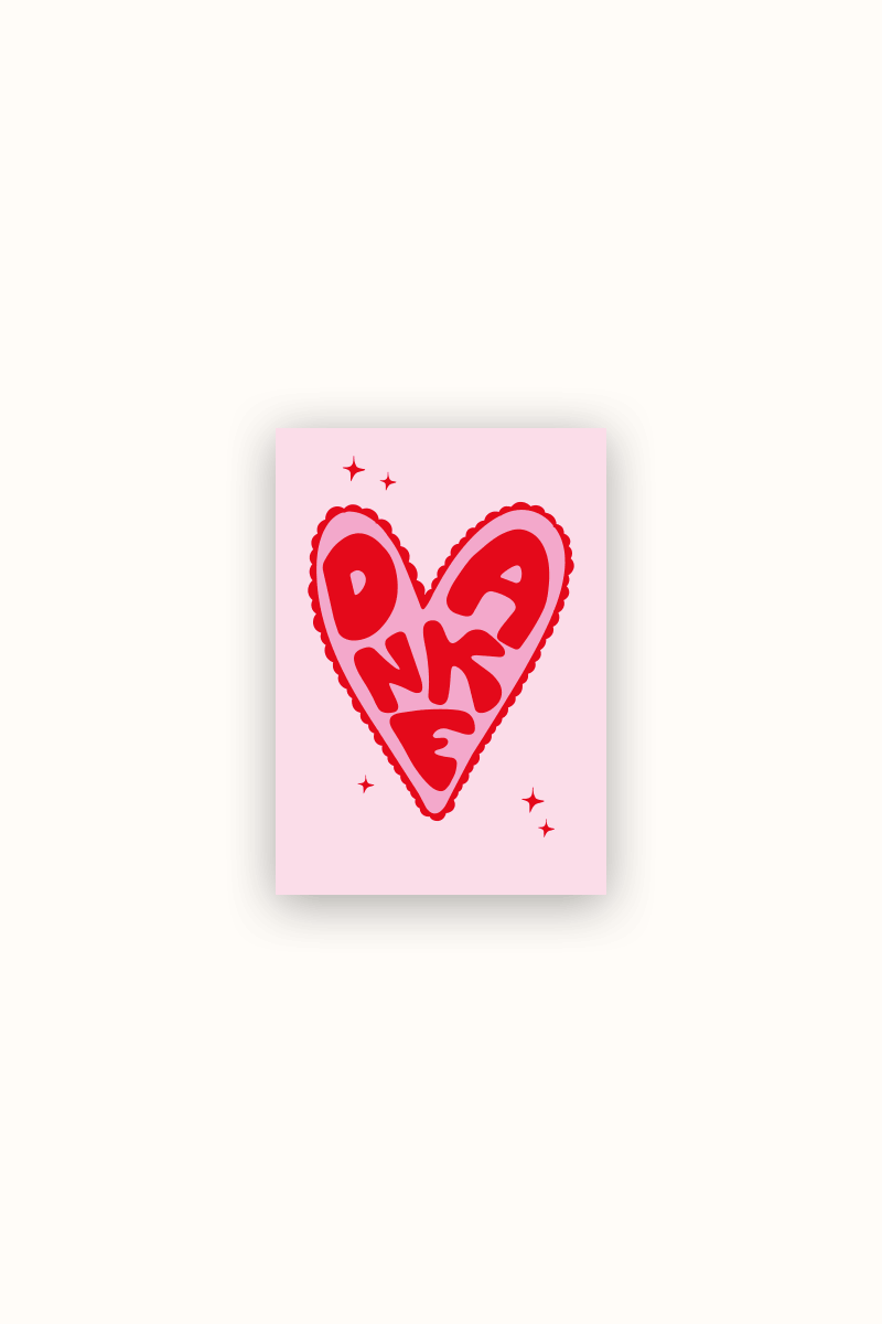 Postkarte DANKE