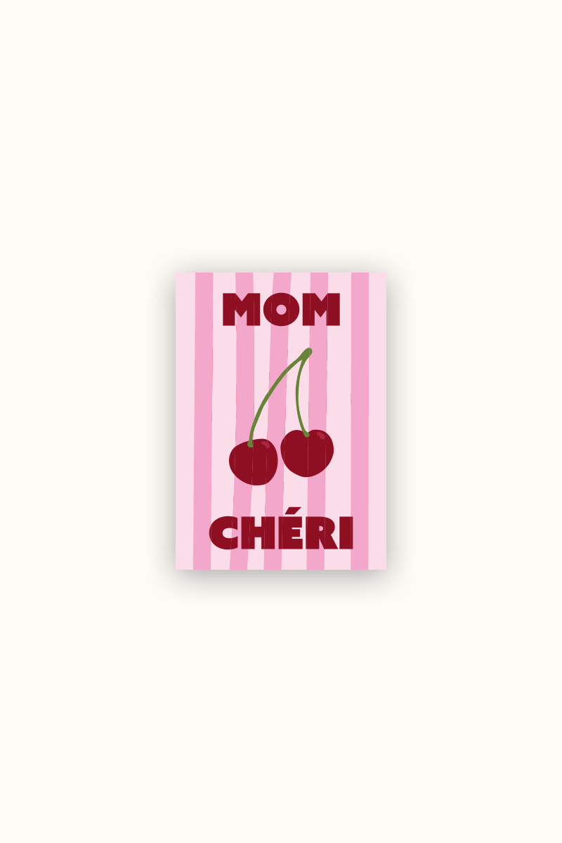 Postkarte Mom Chéri