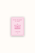 Postkarte Queen of moms