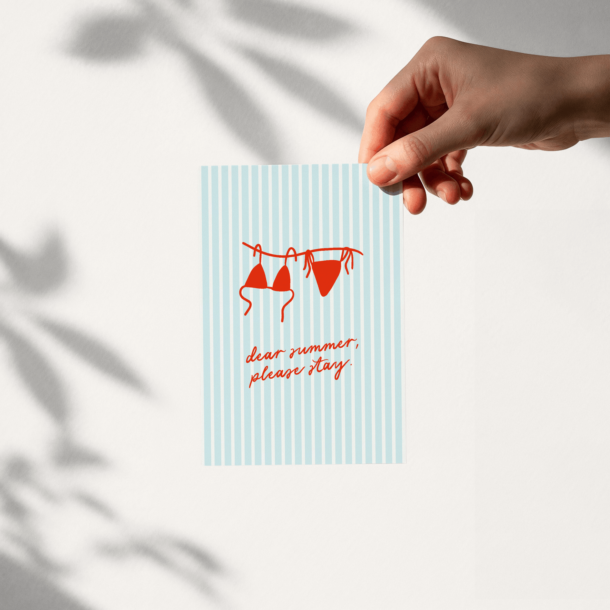 Postkarte dear summer