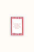Postkarte "how lucky I am"