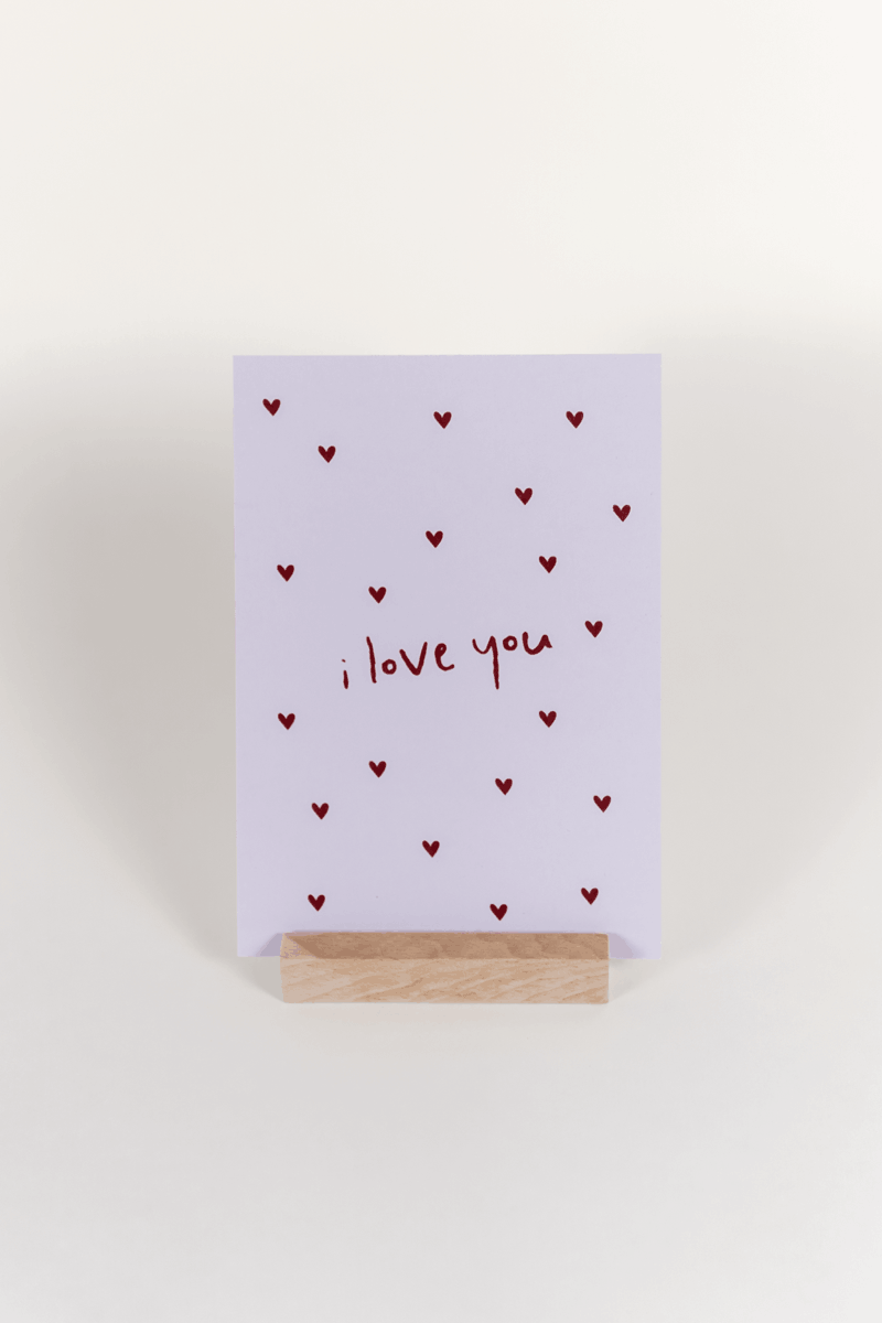 Postkarte i love you