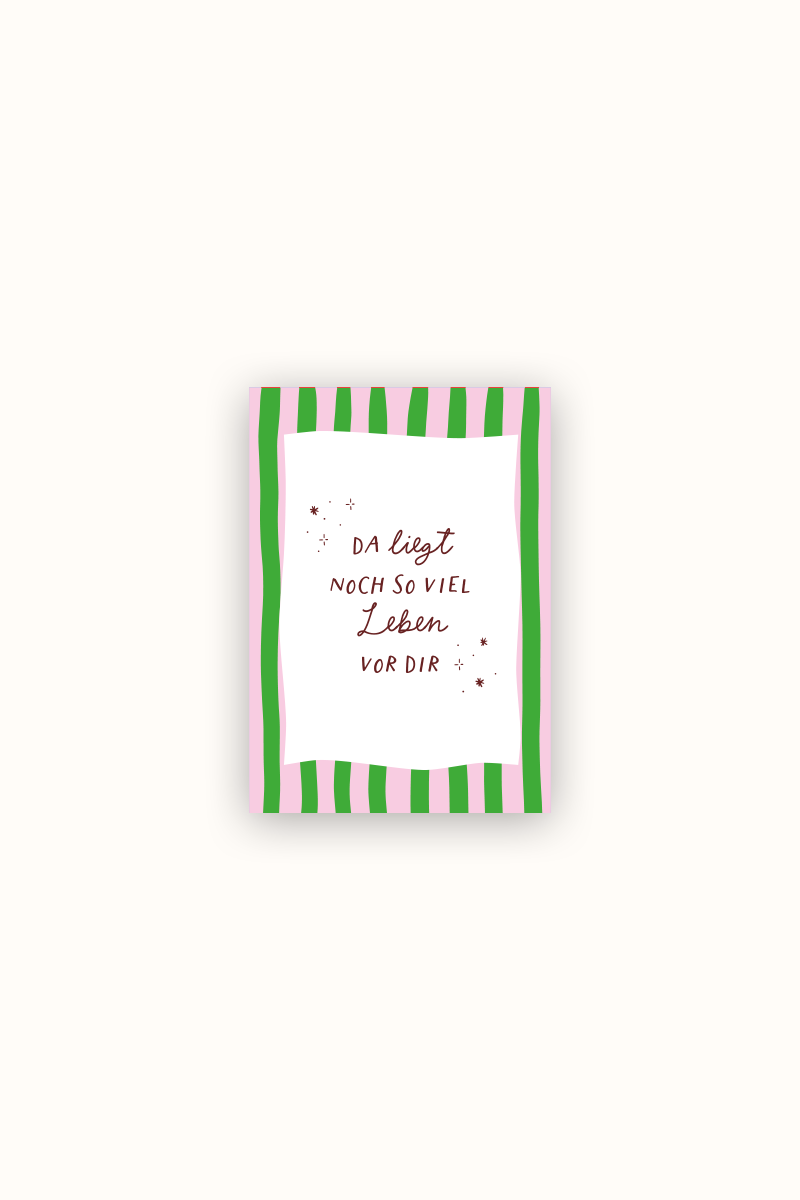 Postkarte "So viel Leben vor dir"