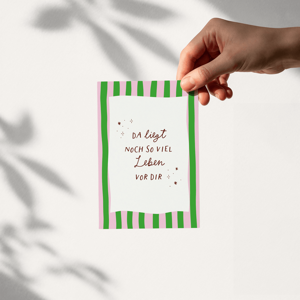 Postkarte "So viel Leben vor dir"