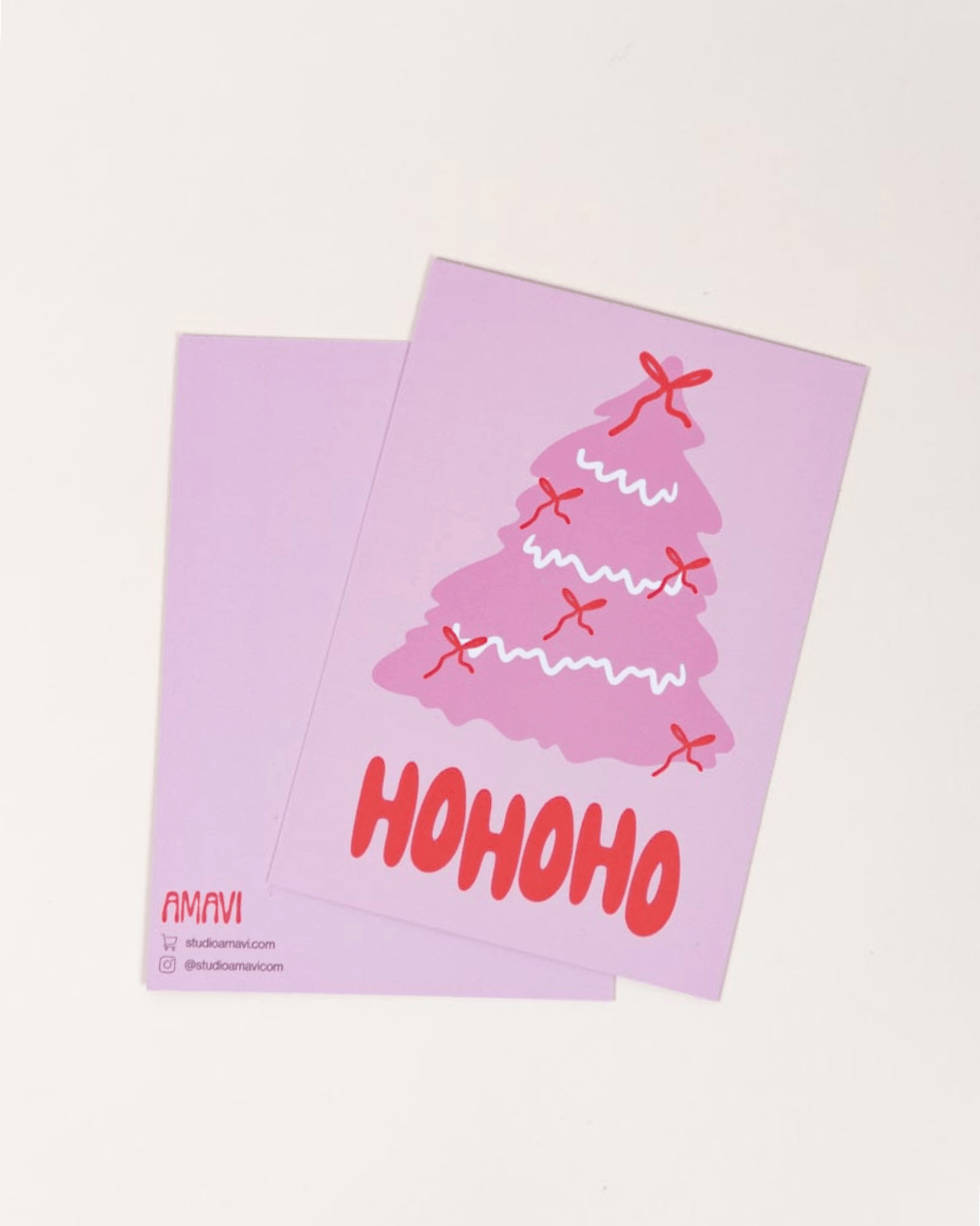 Weihnachtskarte HOHOHO