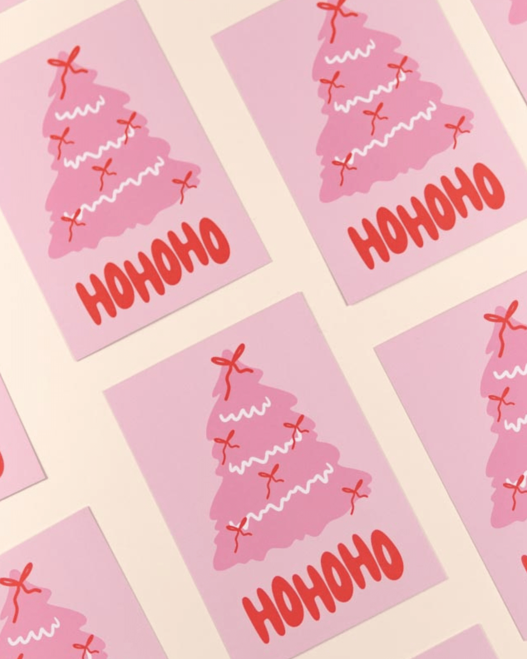 Weihnachtskarte HOHOHO