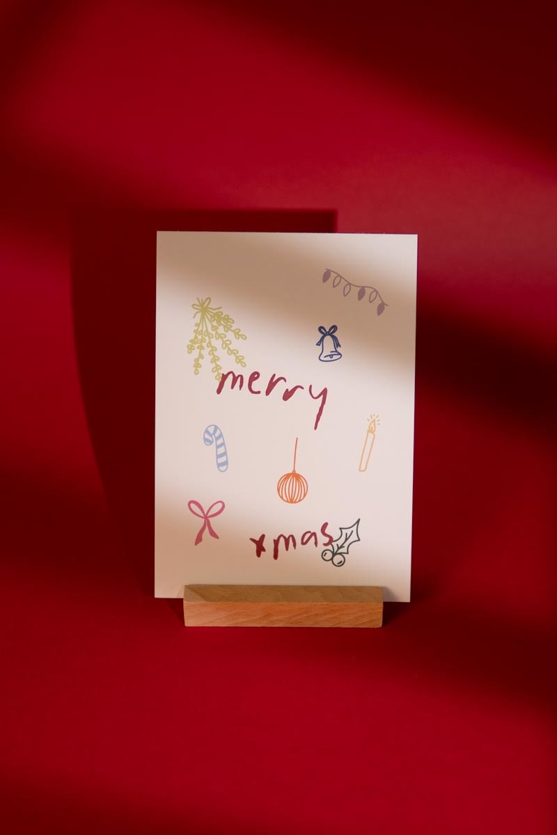 Weihnachtskarte Merry Moments