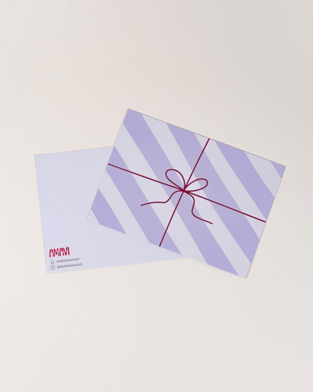 Postkarte Wrapped Gift