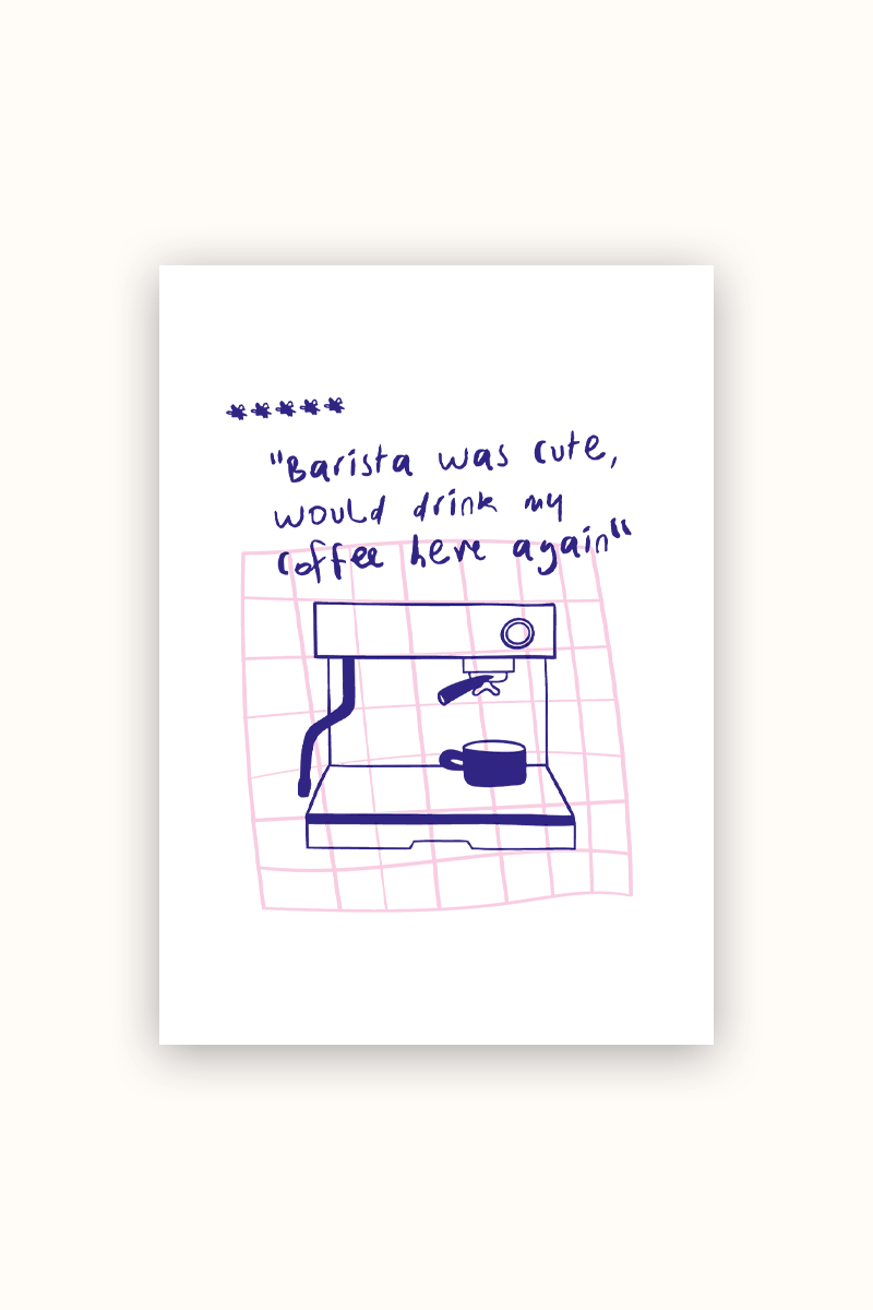 Barista was cute Poster